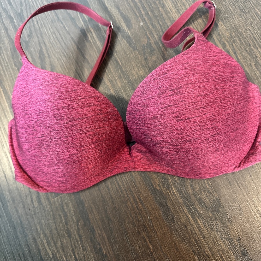 Victoria's Secret Heathered Berry Push-Up Bra